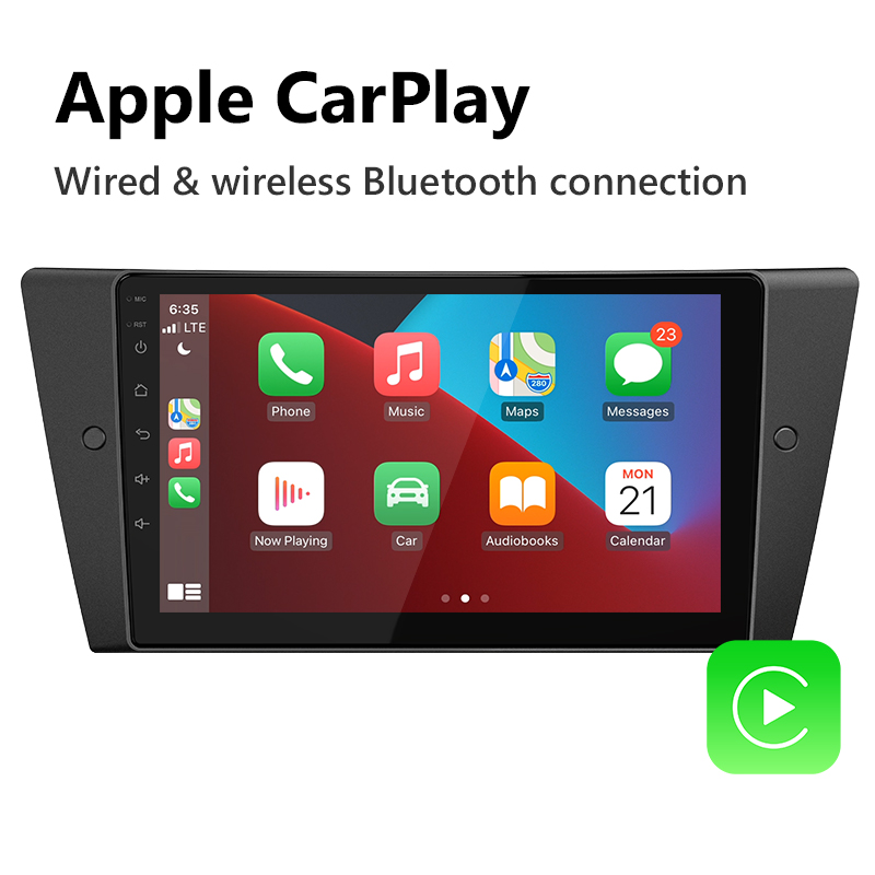 Eonon BMW 3 Series E90-E93 Android 10 Car Stereo with 9 Inch IPS display screen and Build-in Wireless CarPlay Android Auto - BQ65PRO【Refurbished】
