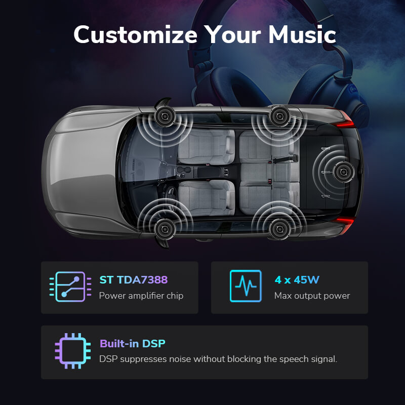 Eonon Cyber Week Toyota Android 10 Car Stereo with 8-core Processor 32GB ROM & 7 Inch IPS Display