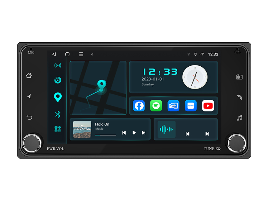 Eonon Toyota Android 10 Car Stereo with Wireless CarPlay Android Auto and 32G ROM Built-in DSP Car Radio - Q67PRO