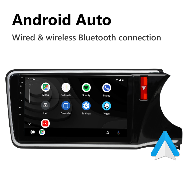 Eonon 2014-2019 Honda City  (Right-hand Drive) Android 10 Car Stereo Support Wired and Wireless Apple CarPlay & Android Auto 10.1” IPS Display Android Car Radio – Q78PRO