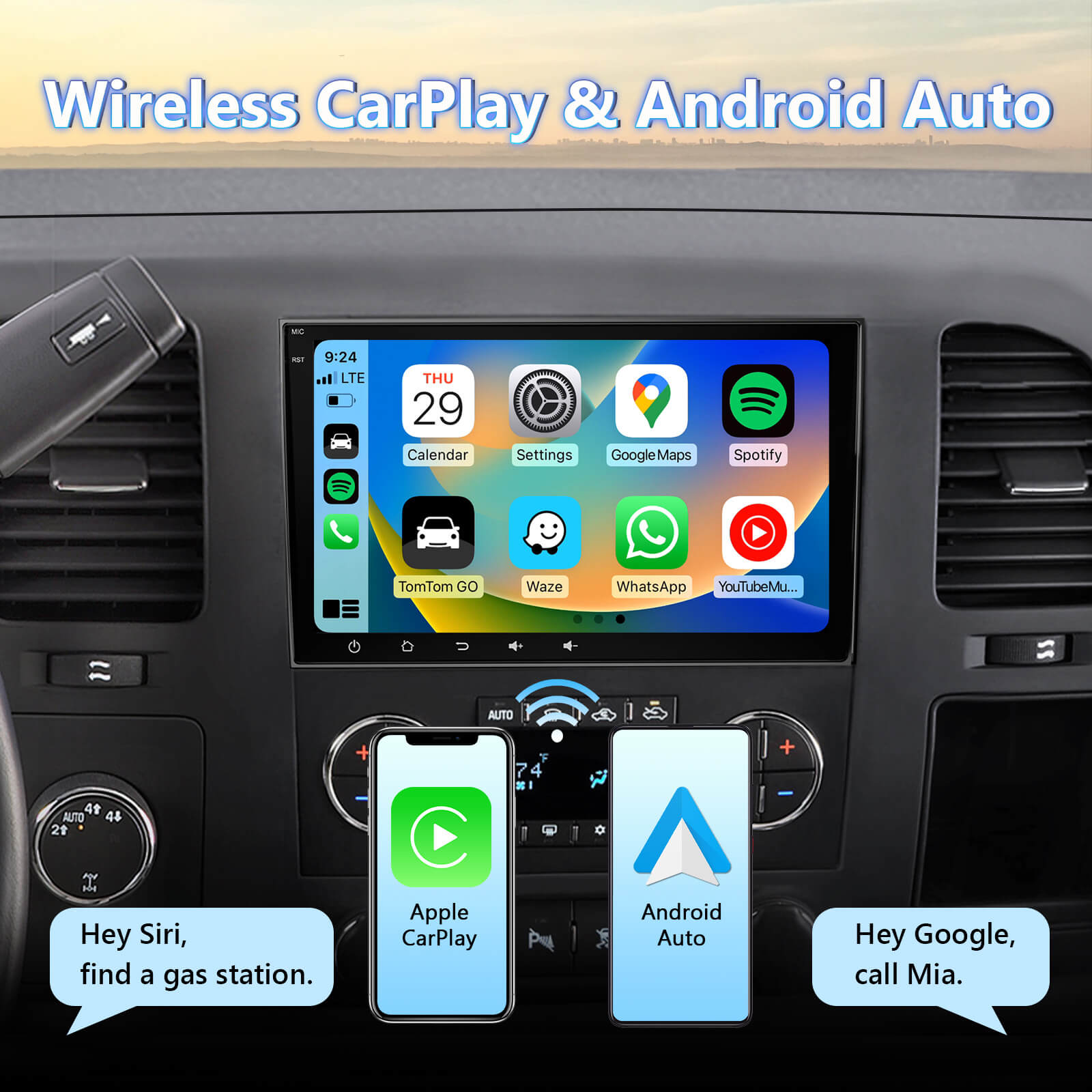 Eonon Chevy/GMC/Buick Android 10 Car Stereo with 8-core Processor 32GB ROM & 8 Inch IPS Display【Special Offer】