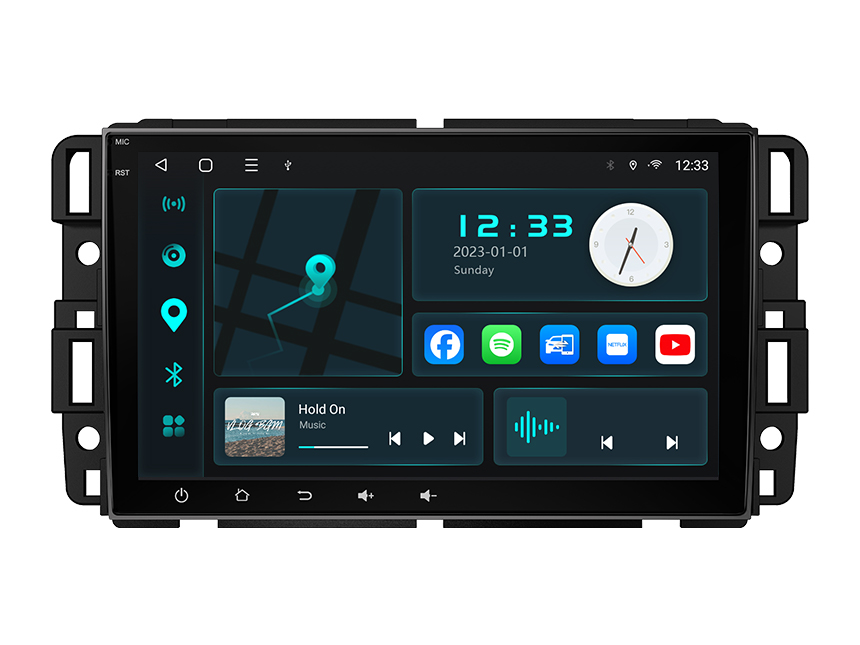 Eonon Chevrolet GMC Buick Android 10 Car Stereo with Built-in Wireless Apple CarPlay & Android Auto 8 Inch Full touch IPS Screen Car Radio - BQ80PRO【Refurbished】