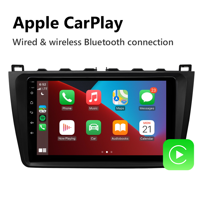 Eonon 09-12 Mazda 6 Android 10 Car Stereo Support Wired and Wireless Apple CarPlay & Android Auto 9 Inch IPS Display Android Car Radio - Q98PRO