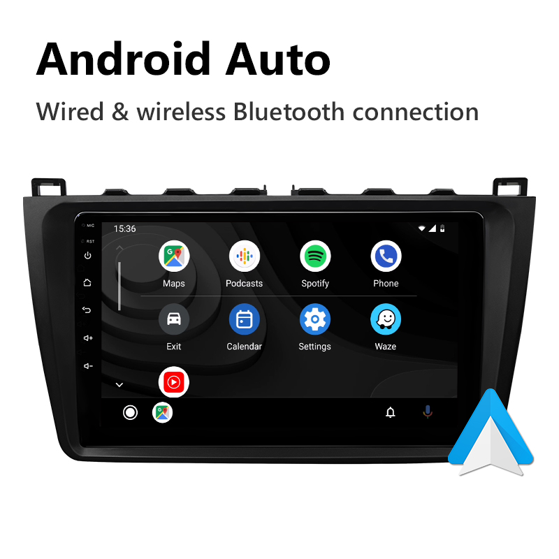 Eonon 09-12 Mazda 6 Android 10 Car Stereo Support Wired and Wireless Apple CarPlay & Android Auto 9 Inch IPS Display Android Car Radio