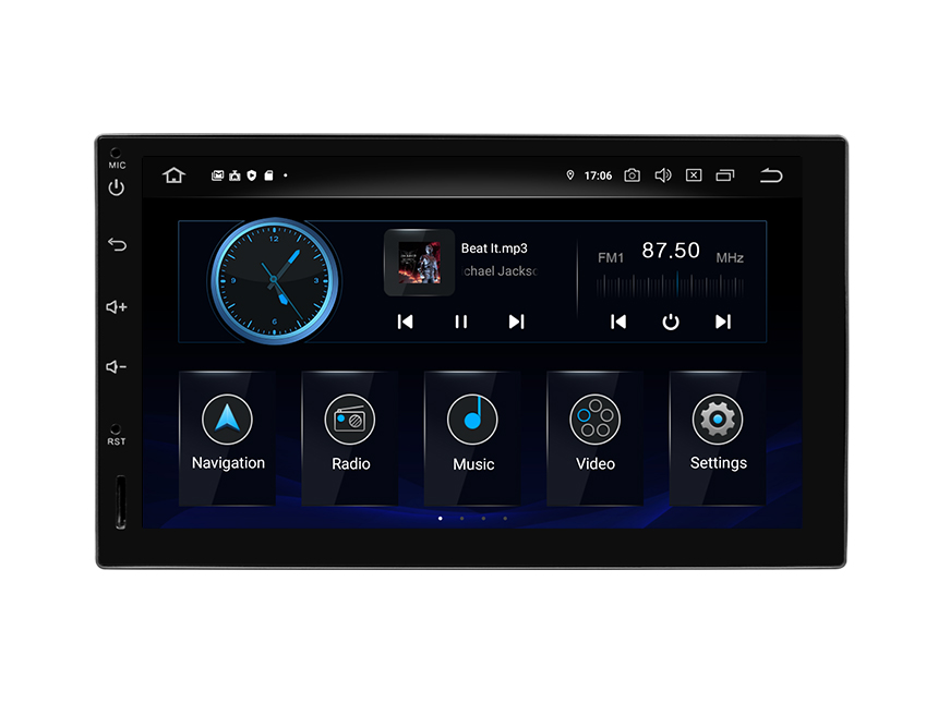 Eonon 7 Inch Android 11 Universal Double Din Car Stereo Support Wireless Apple CarPlay & Android Auto with Built-in DSP Android Car Radio - BR04【Refurbished】