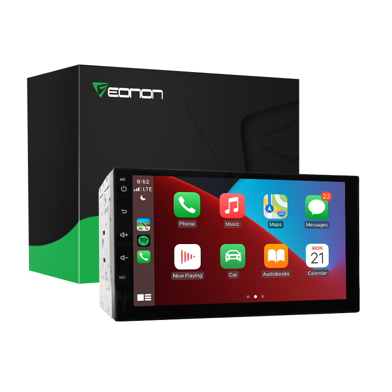 Eonon 7 Inch Android 11 Universal Double Din Car Stereo Support Wireless Apple CarPlay & Android Auto with Built-in DSP Android Car Radio - R04