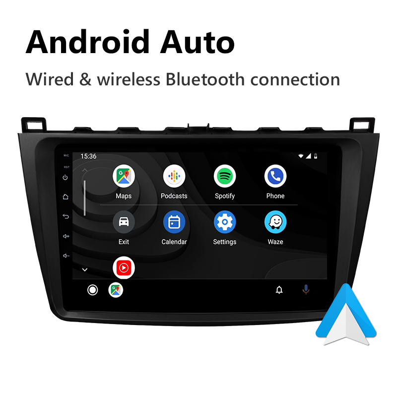 Eonon 09-12 Mazda 6 Android 11 Car Stereo support Wireless CarPlay & Android Auto 9 Inch IPS HD Full Touchscreen Car Head Unit - R98