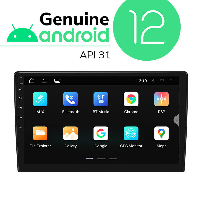 Eonon Android 12 Double Din Wireless Apple CarPlay & Android Auto Car Radio with 2GB RAM & 10.1 Inch IPS Touch Screen