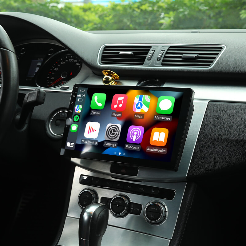 Kamera+ Wireless CarPlay Android Auto Doppel DIN Autoradio 7 QLED
