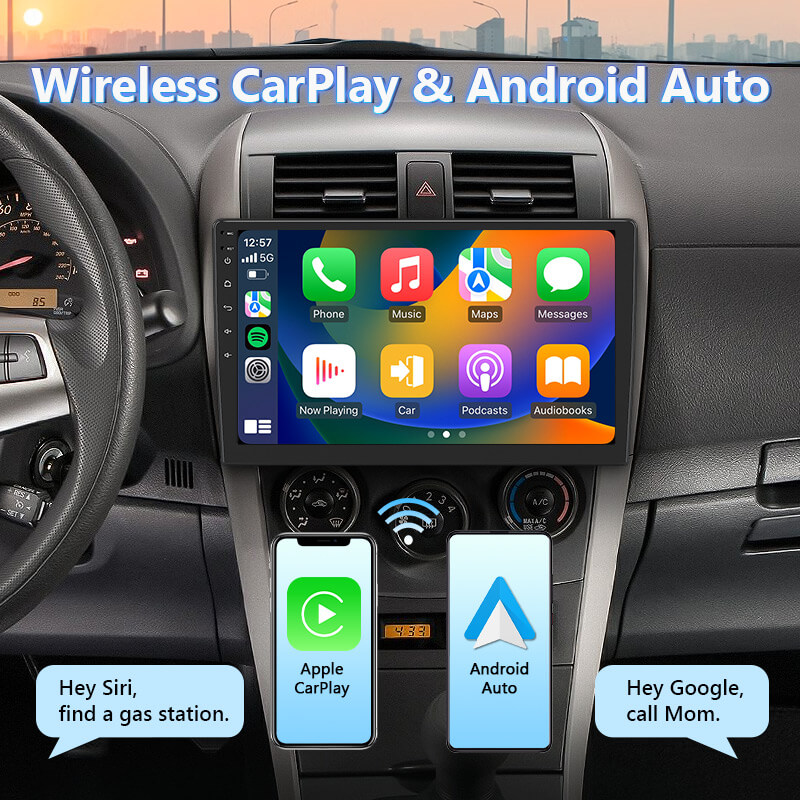 Eonon May Day Sale 10.1 Inch Android 13 Double Din Wireless CarPlay & Android Auto Car Radio