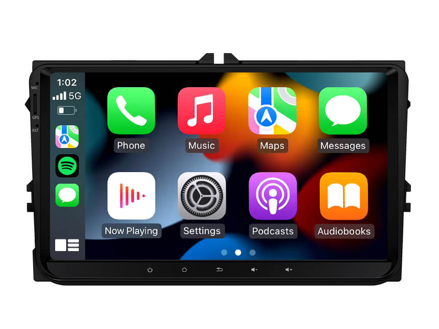 Eonon VW/SEAT/Skoda Android 12 Wireless Apple CarPlay & Android Auto Car Radio with 4GB RAM & 9 Inch QLED Touch Screen Refurbished】