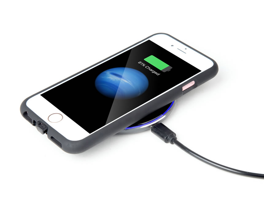 Simple Wireless Charging  Device for iPhoneX iPhone 8 and all devices support Qi Charging