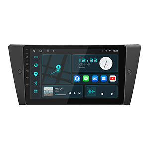 CAM+R65 9" Android 11 Auto Estéreo Radio CarPlay GPS jefe unidad Dsp Para BMW E90-E93 